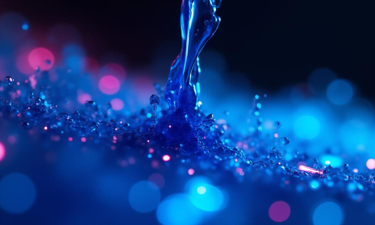 Ink flowing into digital geometry